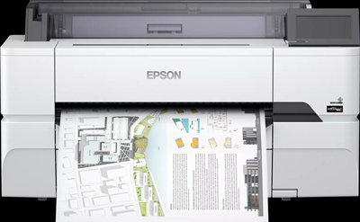 Epson SureColor SC-T3405N - Wireless - 24 tommer m- Stand