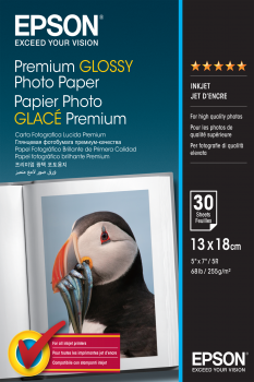 EPSON photopaper glossy premium 13x18 30sheet 255g/qm