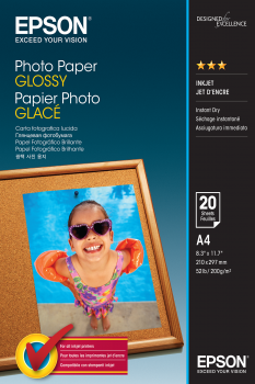 EPSON Photo Paper Glossy A4 20 sheet