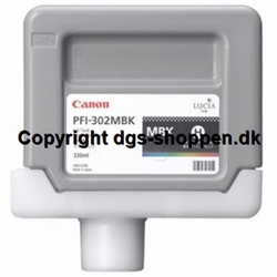 CANON ink tank matte black PFI-302MBK 330 ml for iPF-8xxx and iPF-9xxx series, 2215B001AA