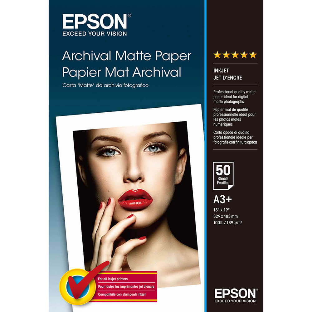 EPSON paper matt archival A3+(330 x 483 mm) 50sh 192g
