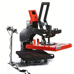 Secabo modular double kryds laser med fastkoblings enhed til varmepresse