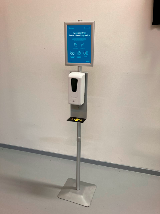 Håndsprit Dispenser og beskyttelse